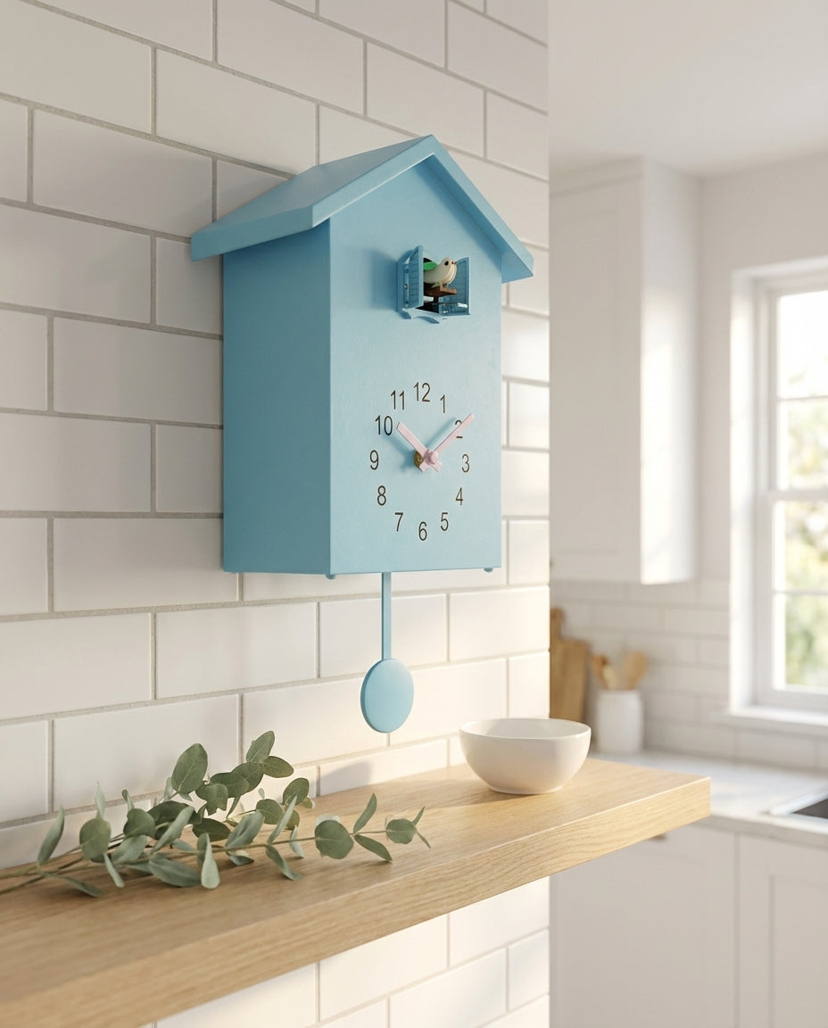Gjøkur veggklokke – Moderne minimalistisk design | Stille modus