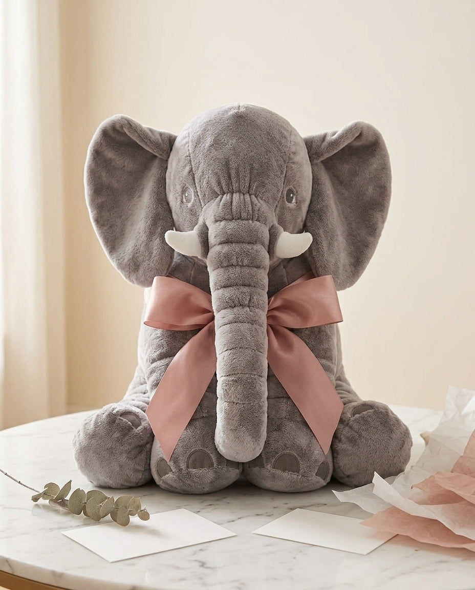 Plysjeelefant Krakrakudde – Myk Bamse for Barn