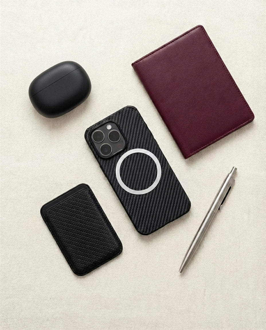 MagSafe lommebokdeksel | CarbonShield Folio