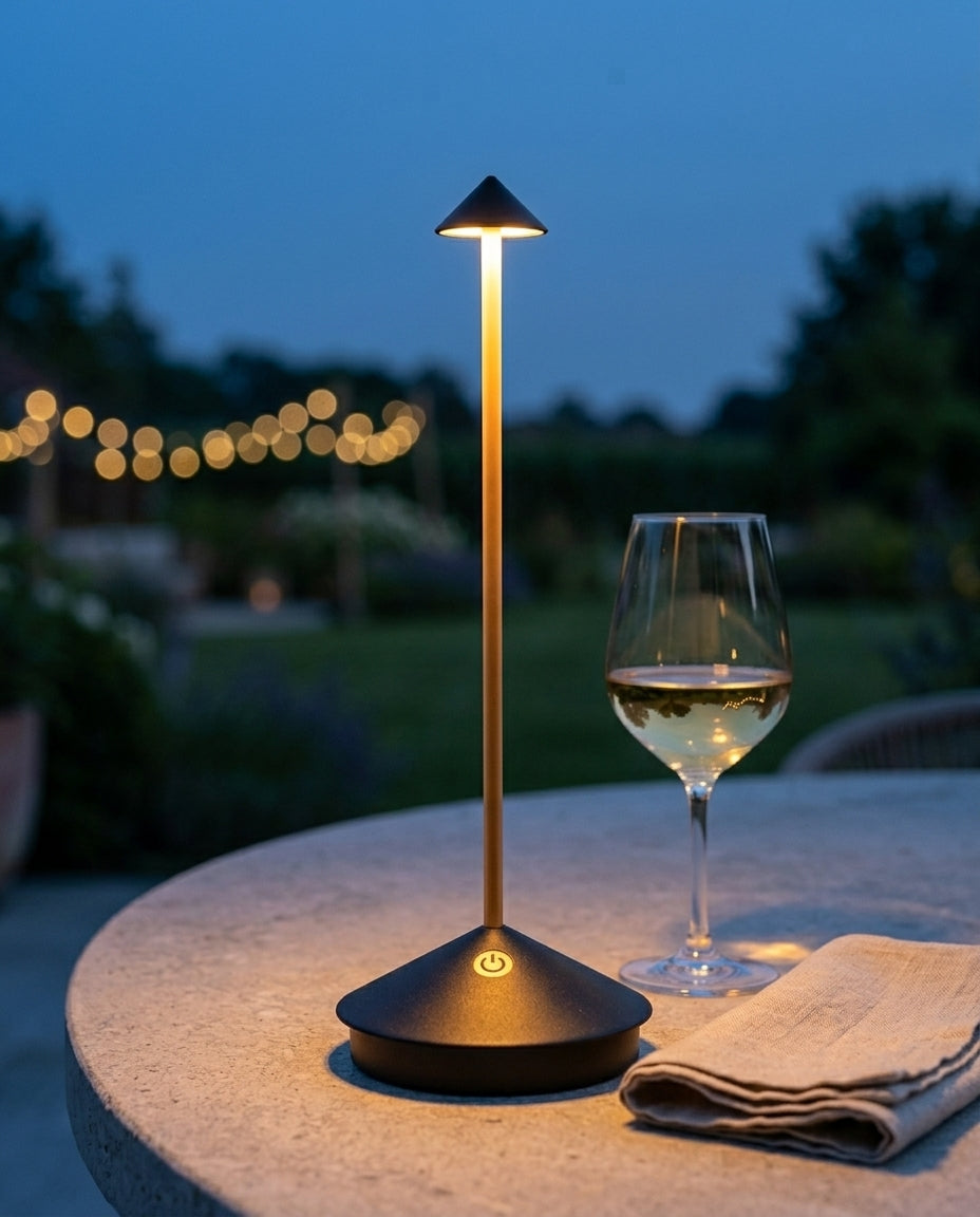 Trådløs LED-bordlampe – Dempbar og oppladbar | LumiSlim