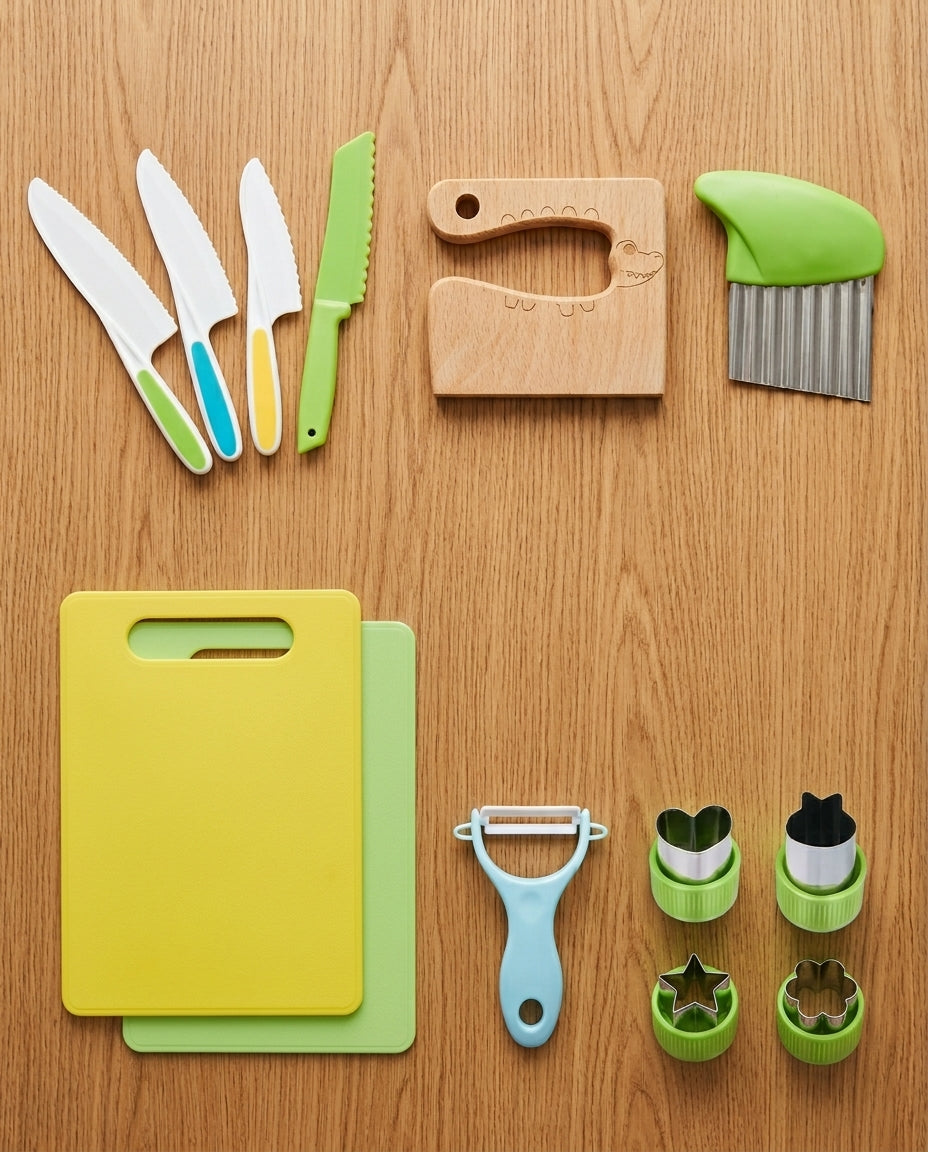 LittleHands Kitchen Co. | 13-delt ekte matlagingssett for barn