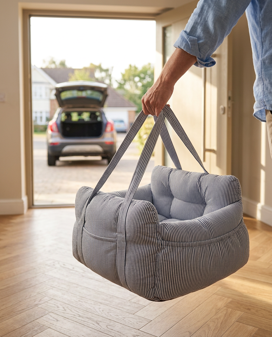 Hundebildseng | Cosy Ride Bolster – Trygg & maskinvaskbar