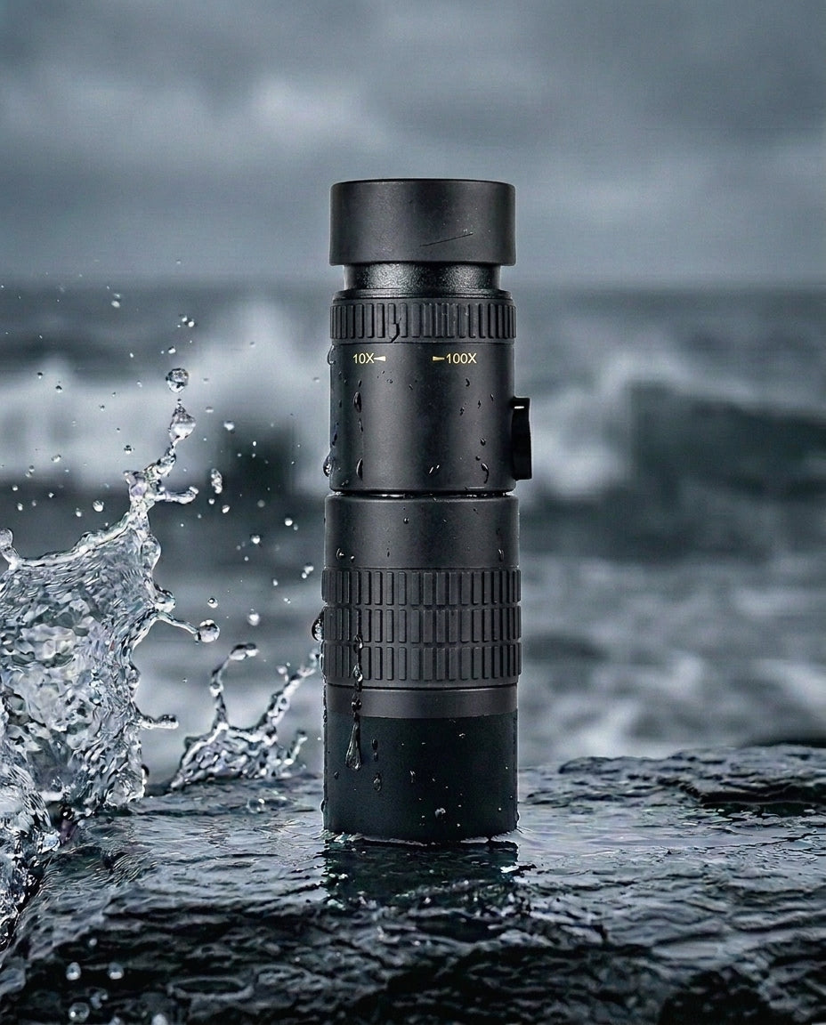 Zoommonokular | Nattesyn & Stativ | Titanium