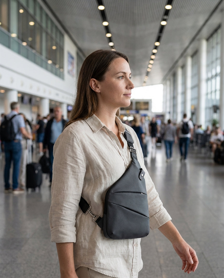 Enkeltrem Tyverisikker Skulderveske | SlimShield