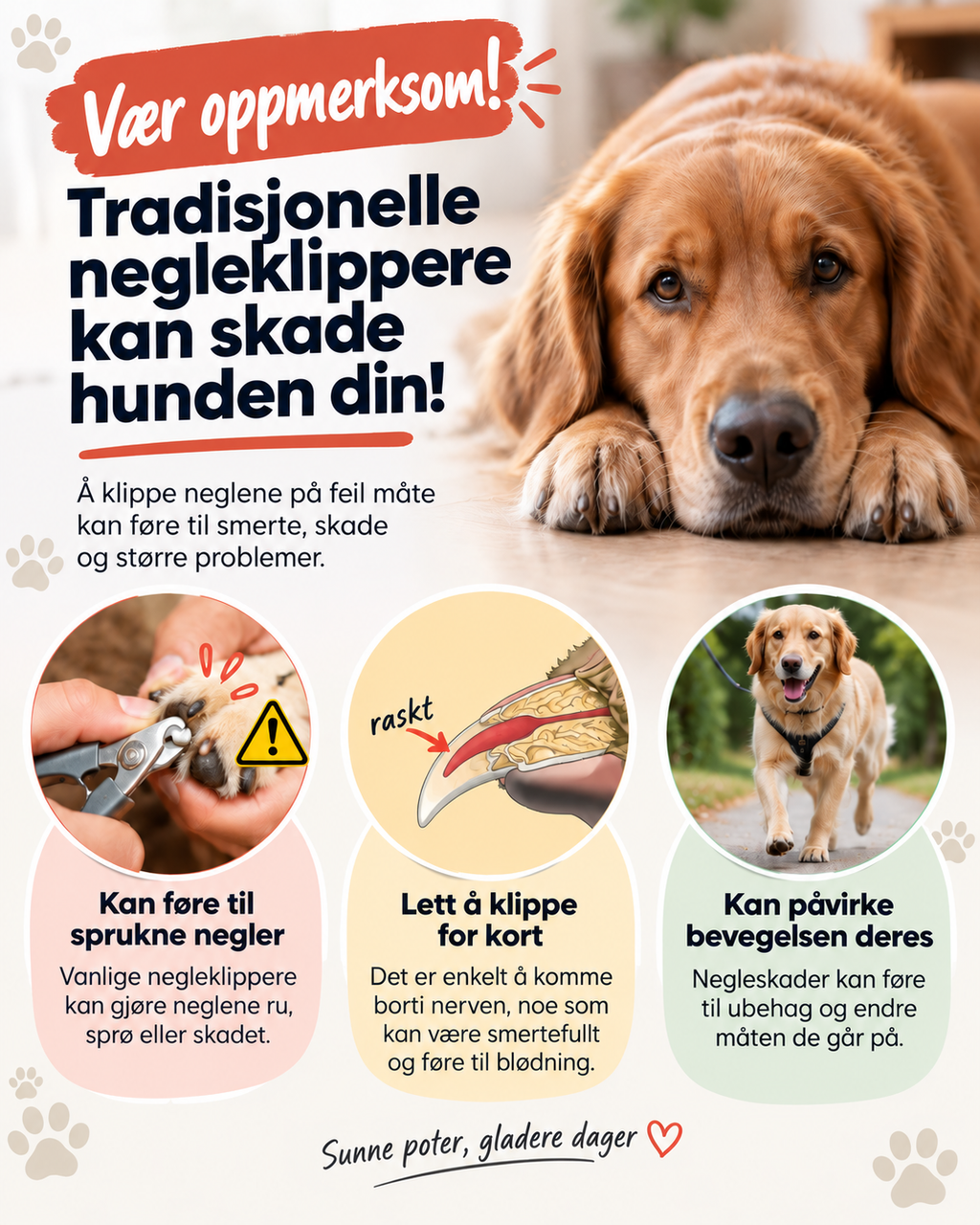 PawGlide Stillegående Klofil