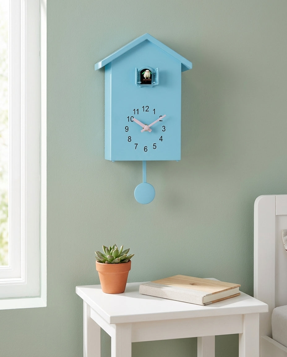 Gjøkur veggklokke – Moderne minimalistisk design | Stille modus