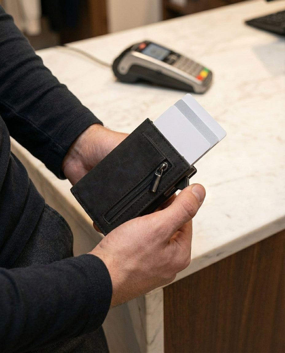 RFID-beskyttet slank lommebok – SlimVault kortlommebok