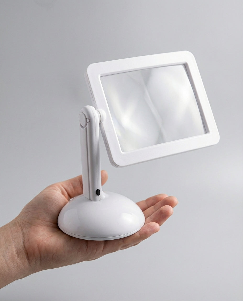 Sidemagnifiserer med LED-lys | ClaraVision stativmagnifiserer