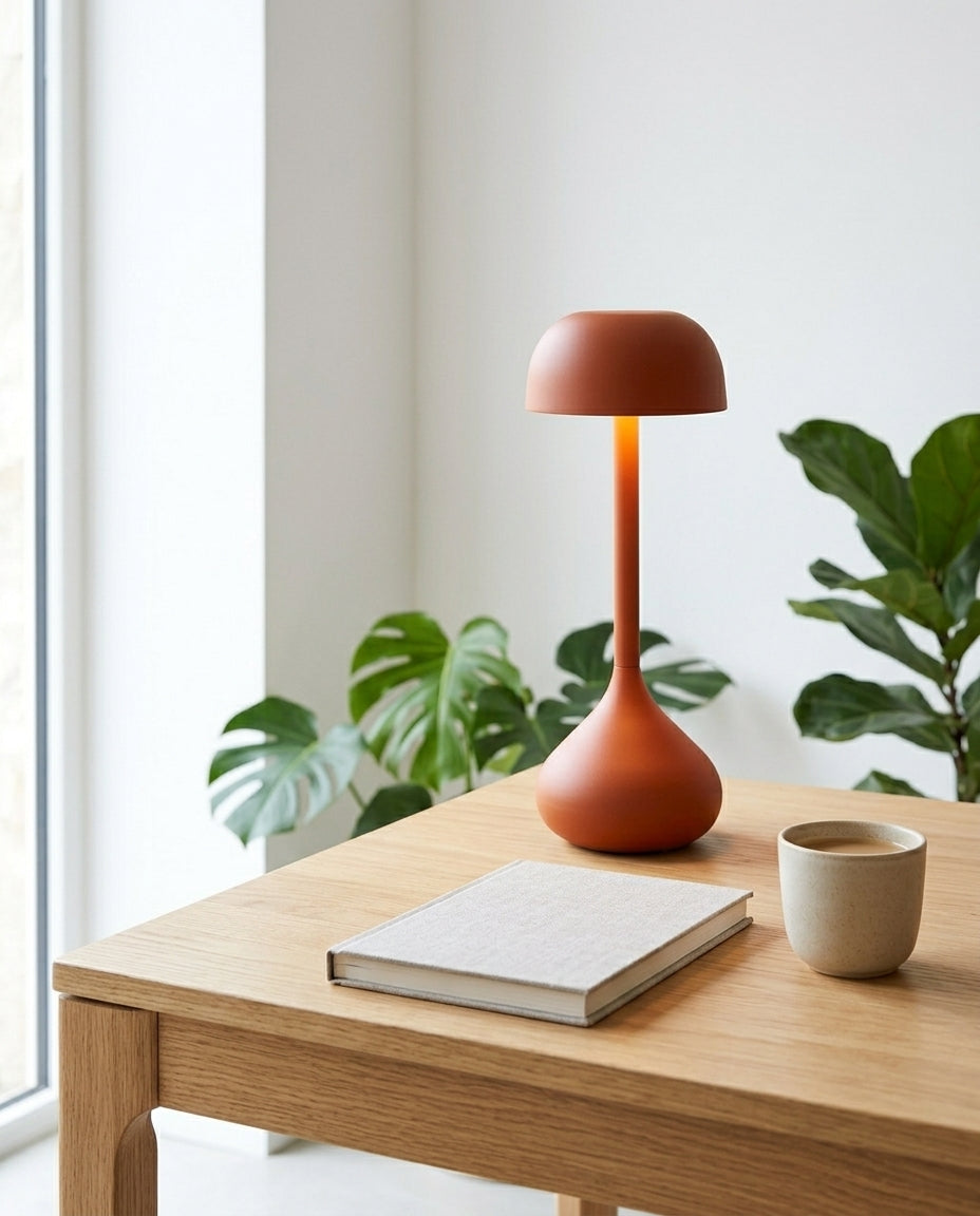 Trådløs dempbar soppbordslampe | Oppladbar