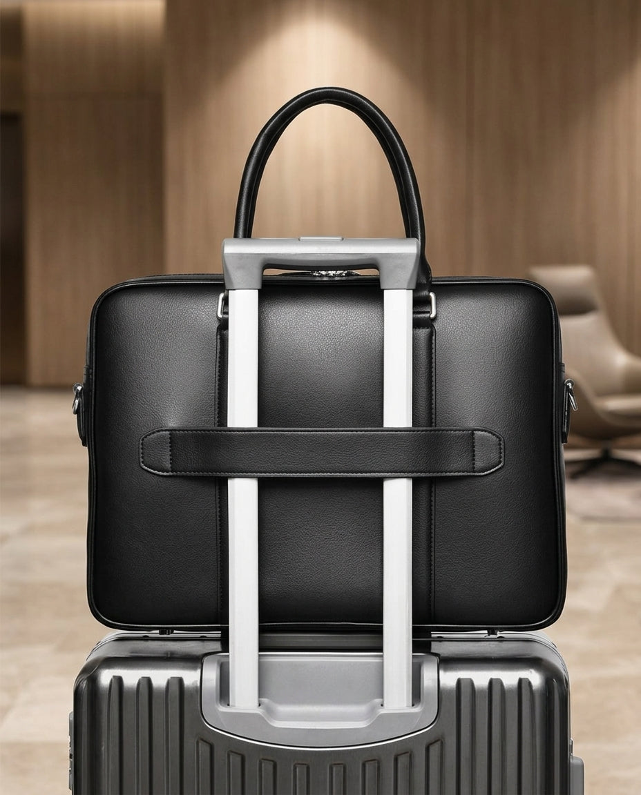 Skinnveske for laptop crossbody | Meridian Tote
