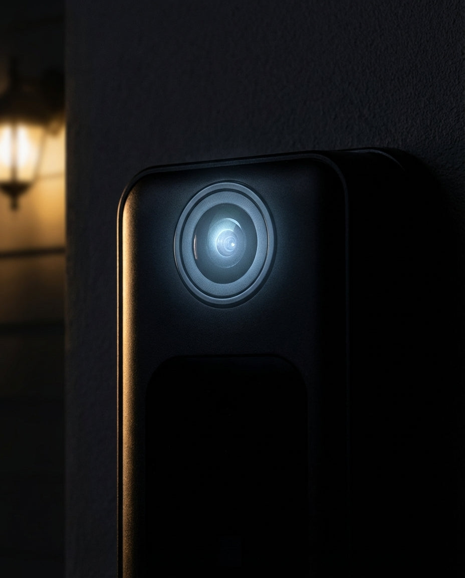 Trådløs videodørklokke 8MP – Vidvinkel HD sikkerhetskamera