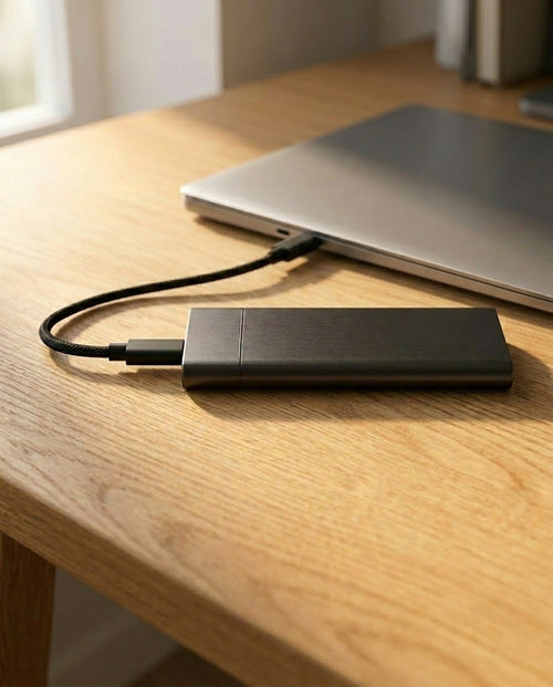 2TB Bærbar SSD USB 3.1 | Lynrask Ekstern Harddisk