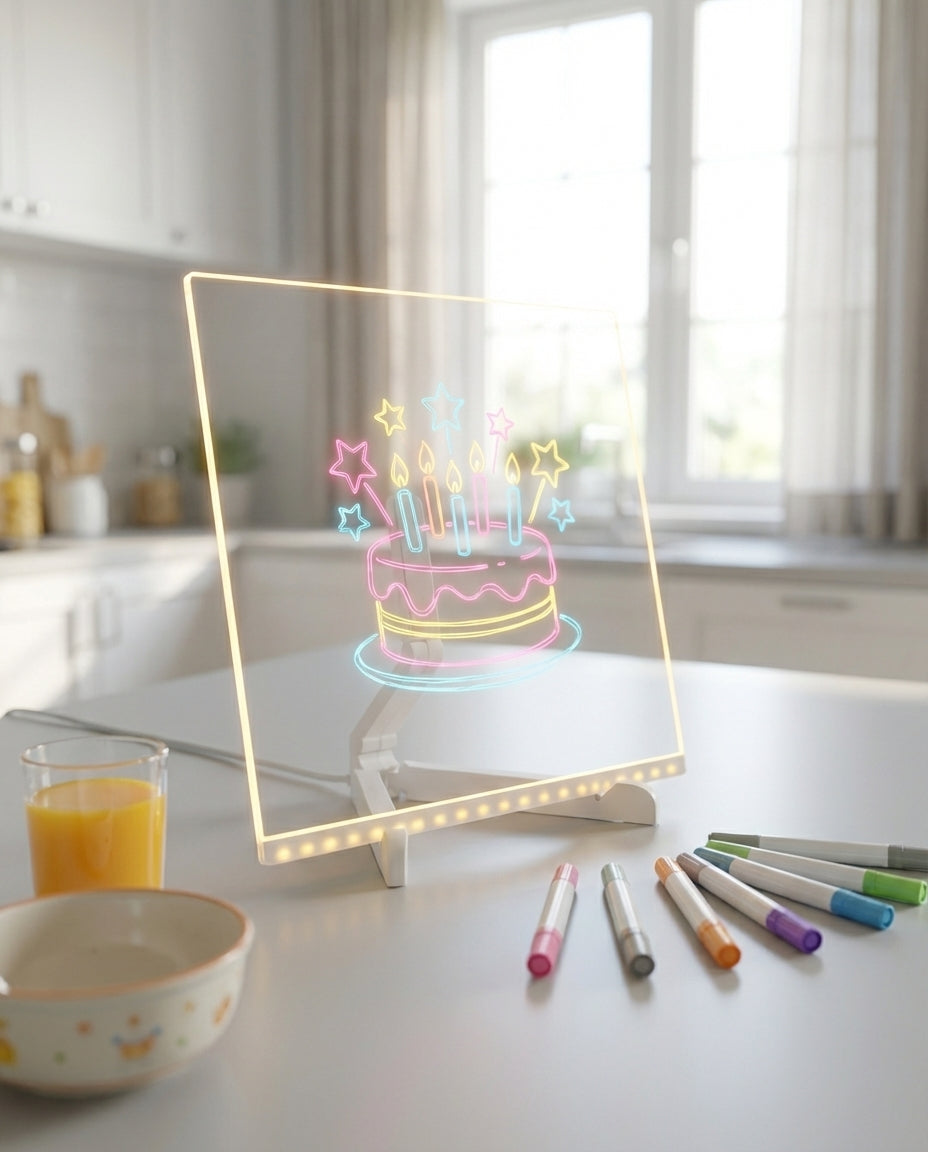 LED-tegnebrett for barn | GlowSketch lysplate
