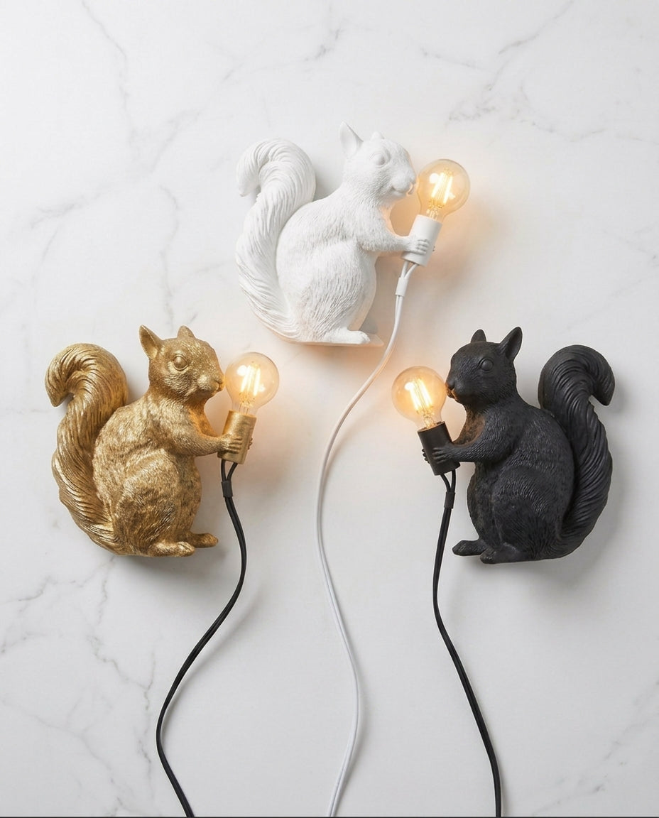 LED-ekornlampe | Varm belysning til barnerom