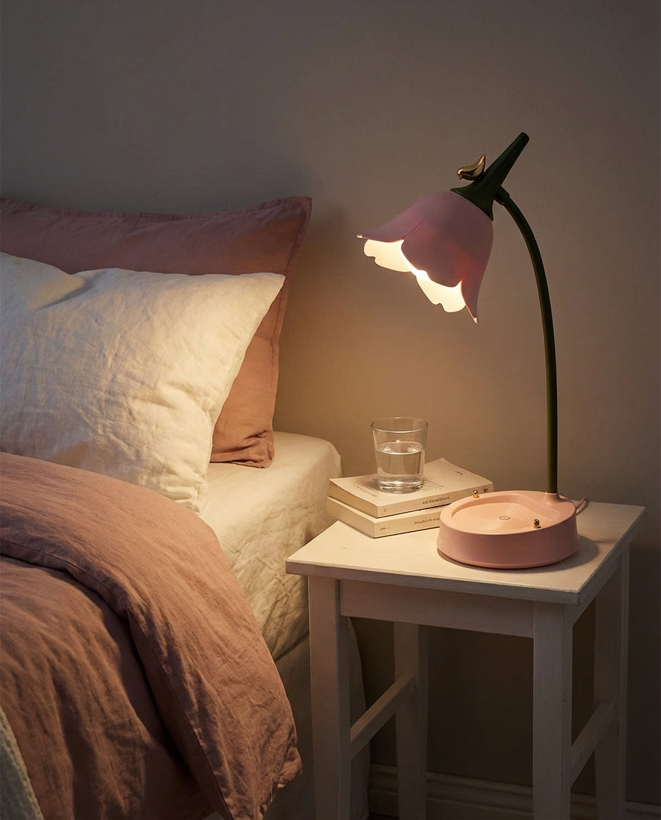 Blomsterbordslampe | BloomGlow – Touch & Dempbar LED
