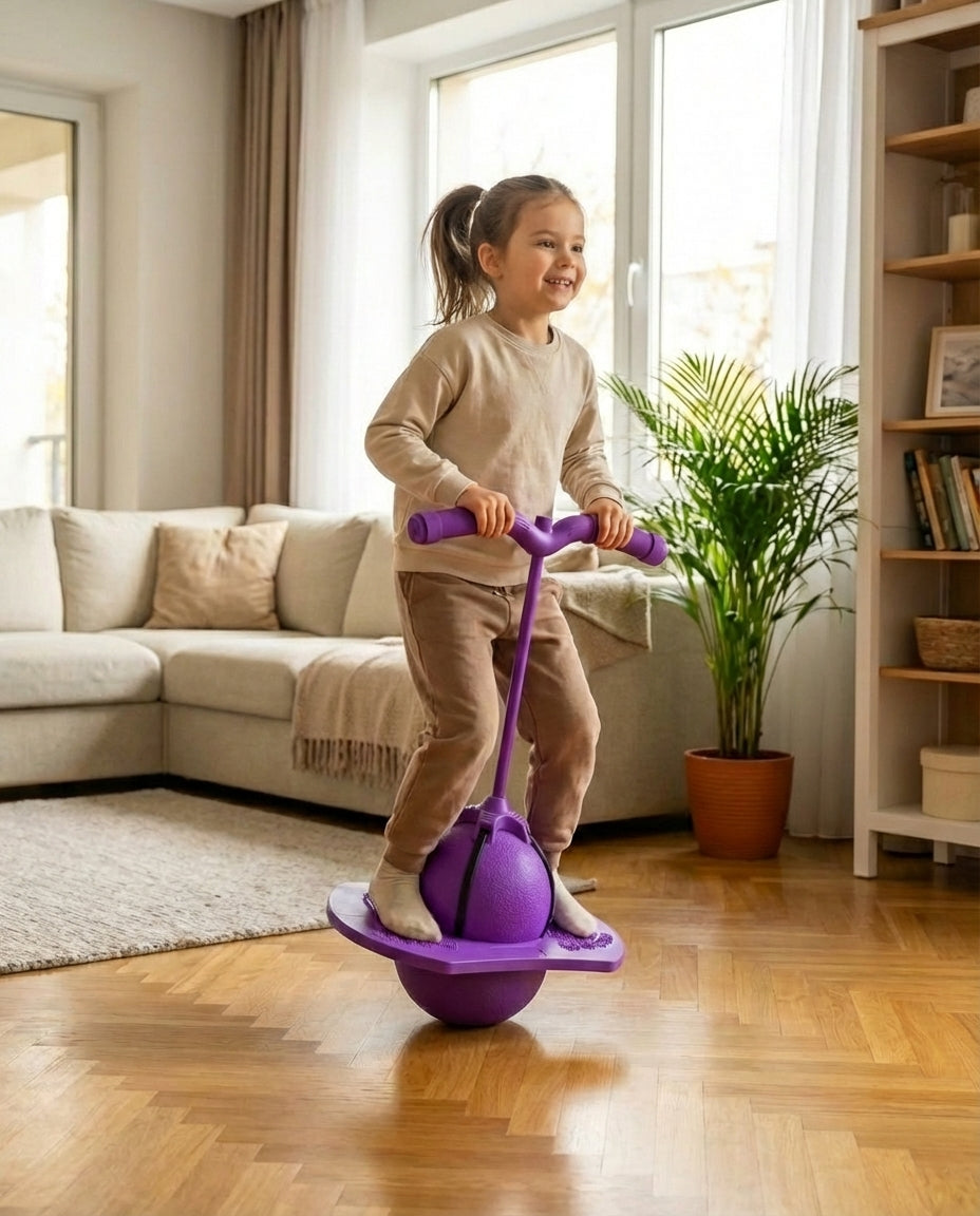 Balanserende hoppestokk for barn | SpringHop Bouncer