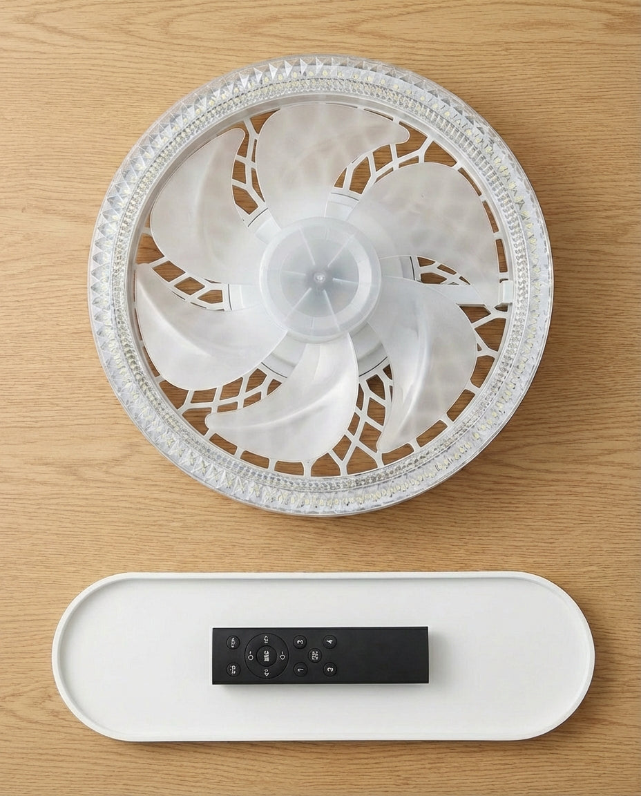SilentBreeze AirGlow | 2-i-1 takvifte og belysning