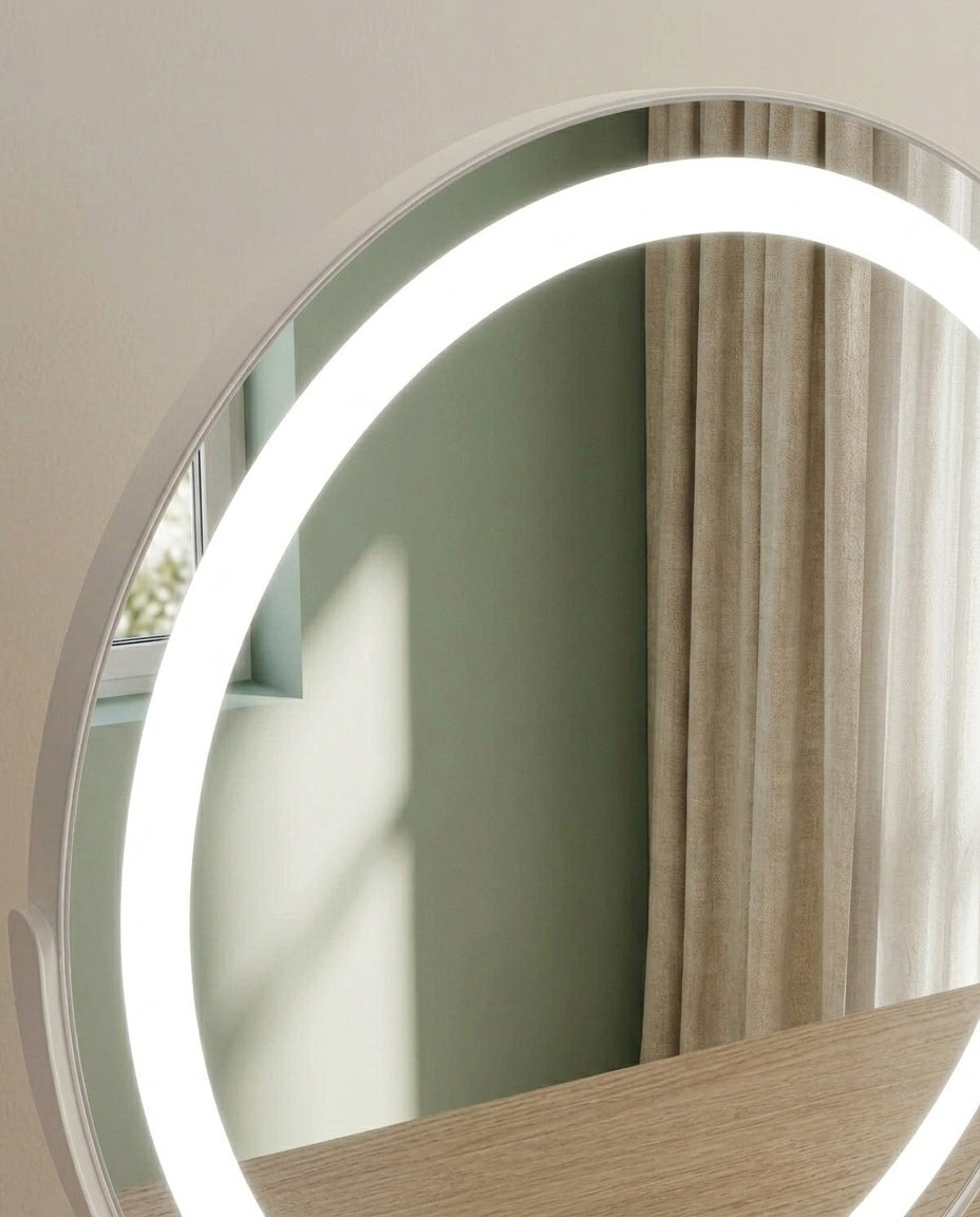 LED-sminkespeil med berøringskontroll | Lumi Glow