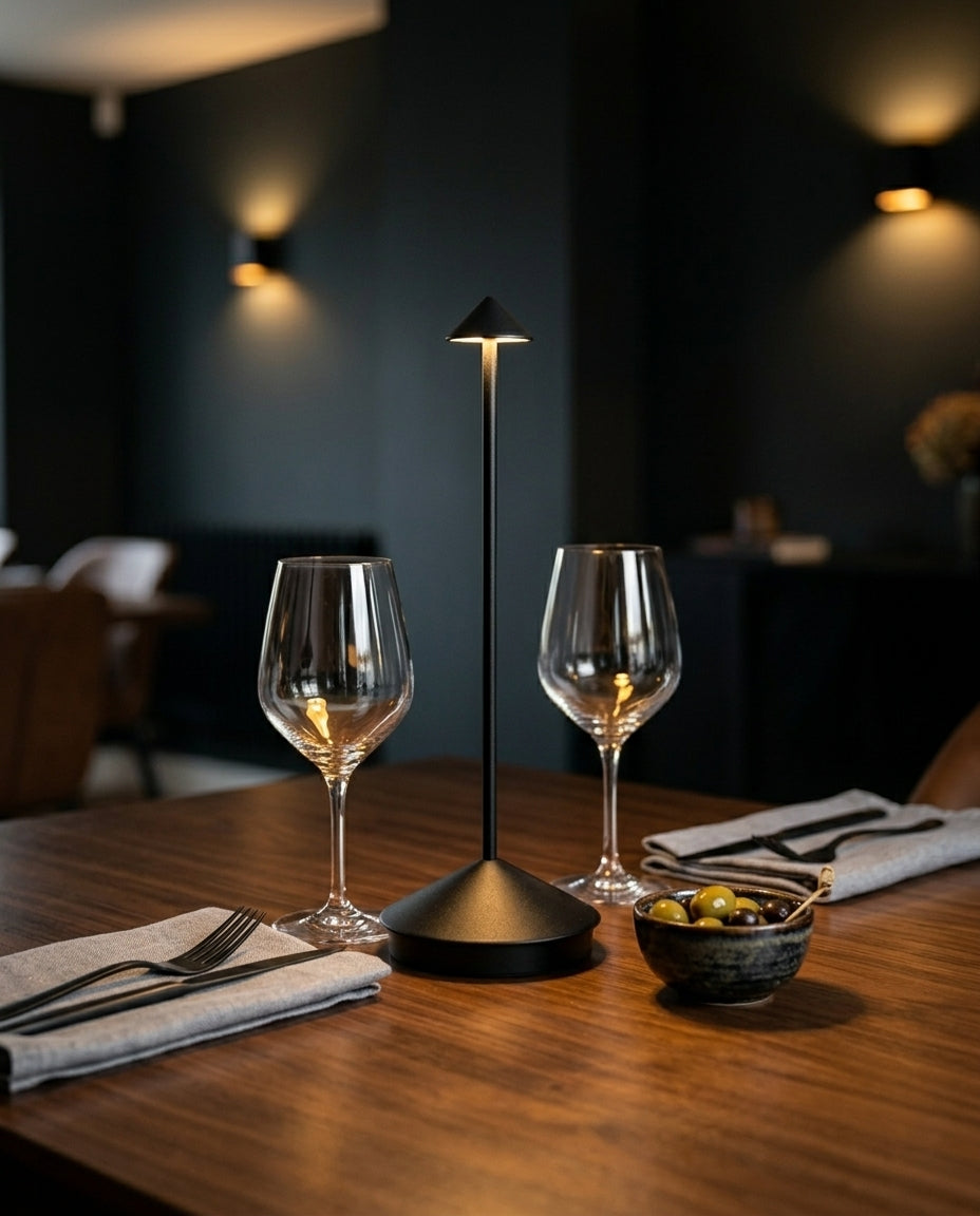 Trådløs LED-bordlampe – Dempbar og oppladbar | LumiSlim
