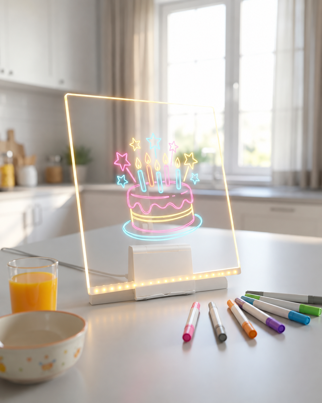 LED-tegnebrett for barn | GlowSketch lysplate