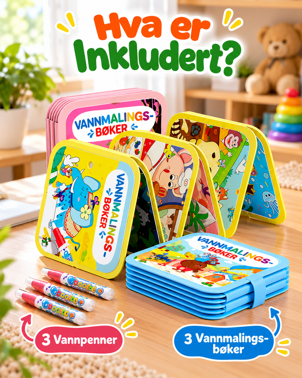 AquaBloom – vannmalebøker for de minste