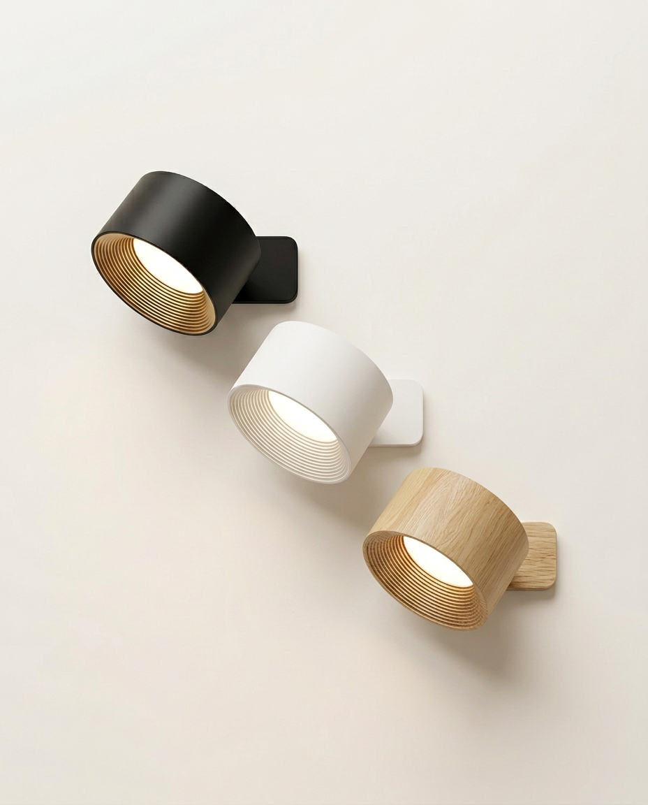 Trådløs oppladbar vegglampe | Lumiflex 360° flex