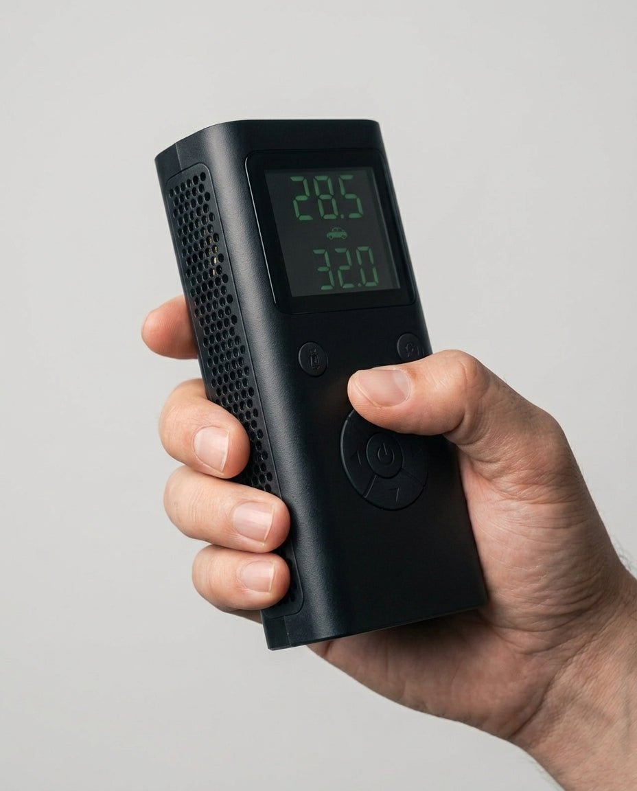 Bærbar Dekkpumpe med Digitalt Display | PumpMate Go