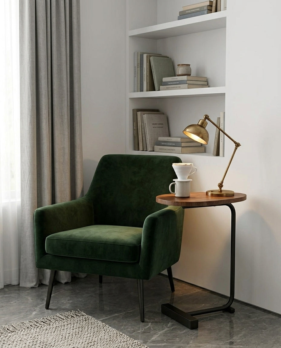 Kompakt sidebord til stuen | Slimline Arc