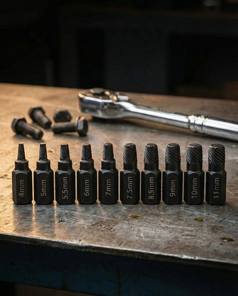 GripForce Pro 10-delers boltuttrekkersett