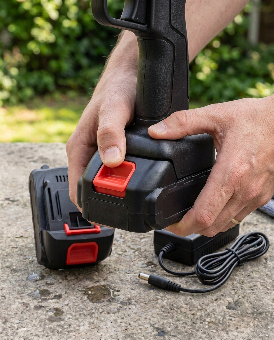 Trådløs Høytrykksspyler Batteri & Lader | 12000mAh