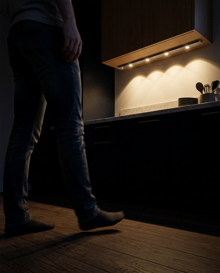 Bevegelsessensor LED-list – Trådløs Underskap-lampe