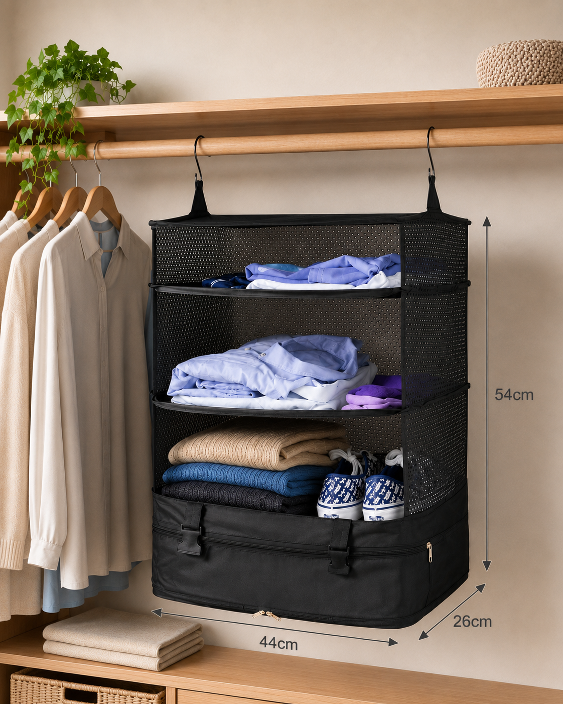 FoldAway Reisehylleorganisator