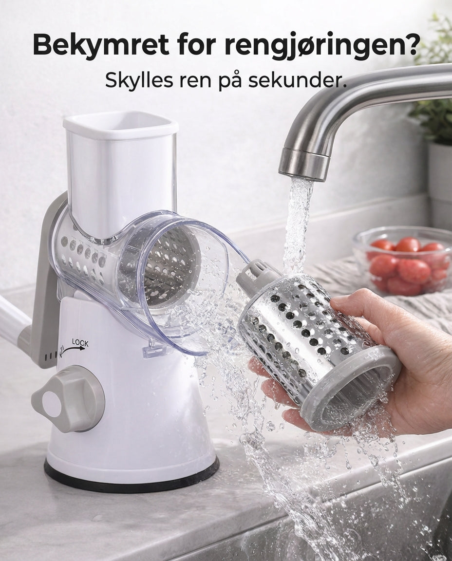 ChopMaster Pro 3-i-1 Roterende Rivjern