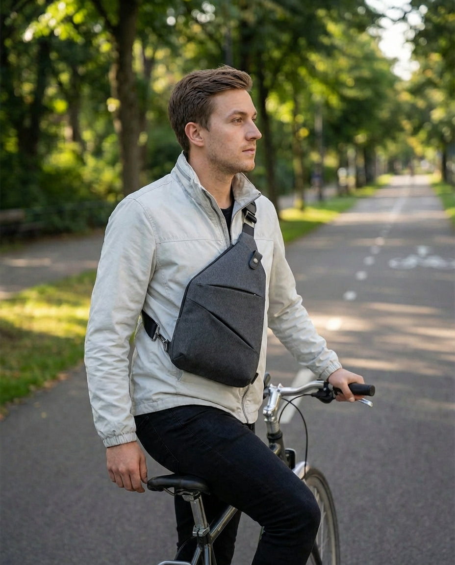 Enkeltrem Tyverisikker Skulderveske | SlimShield