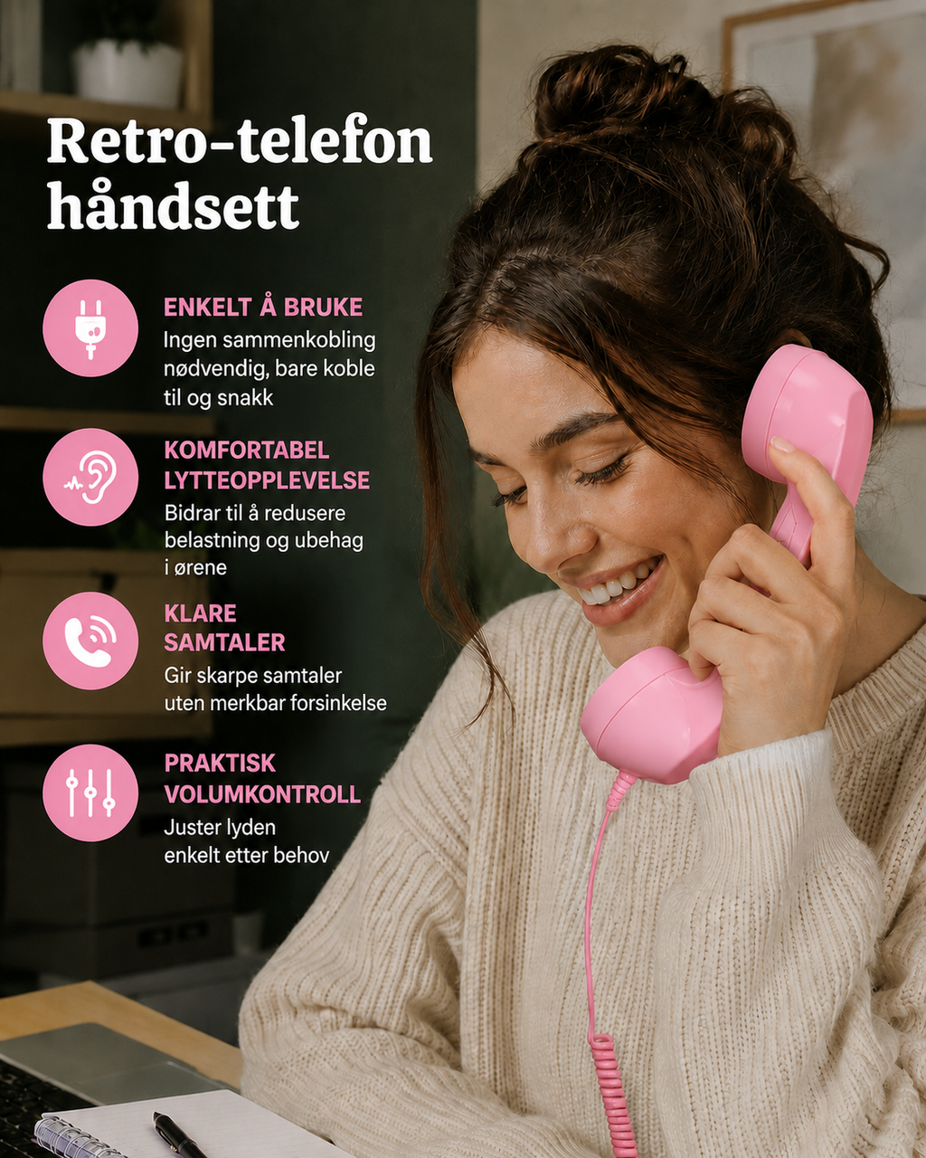 EchoLine Retro-håndsett