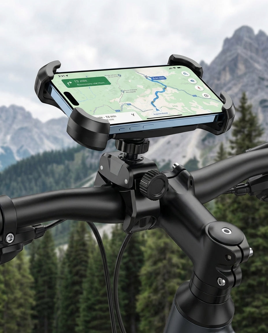 Sykkeltelefonholder – 360° rotasjon | Passer alle sykler