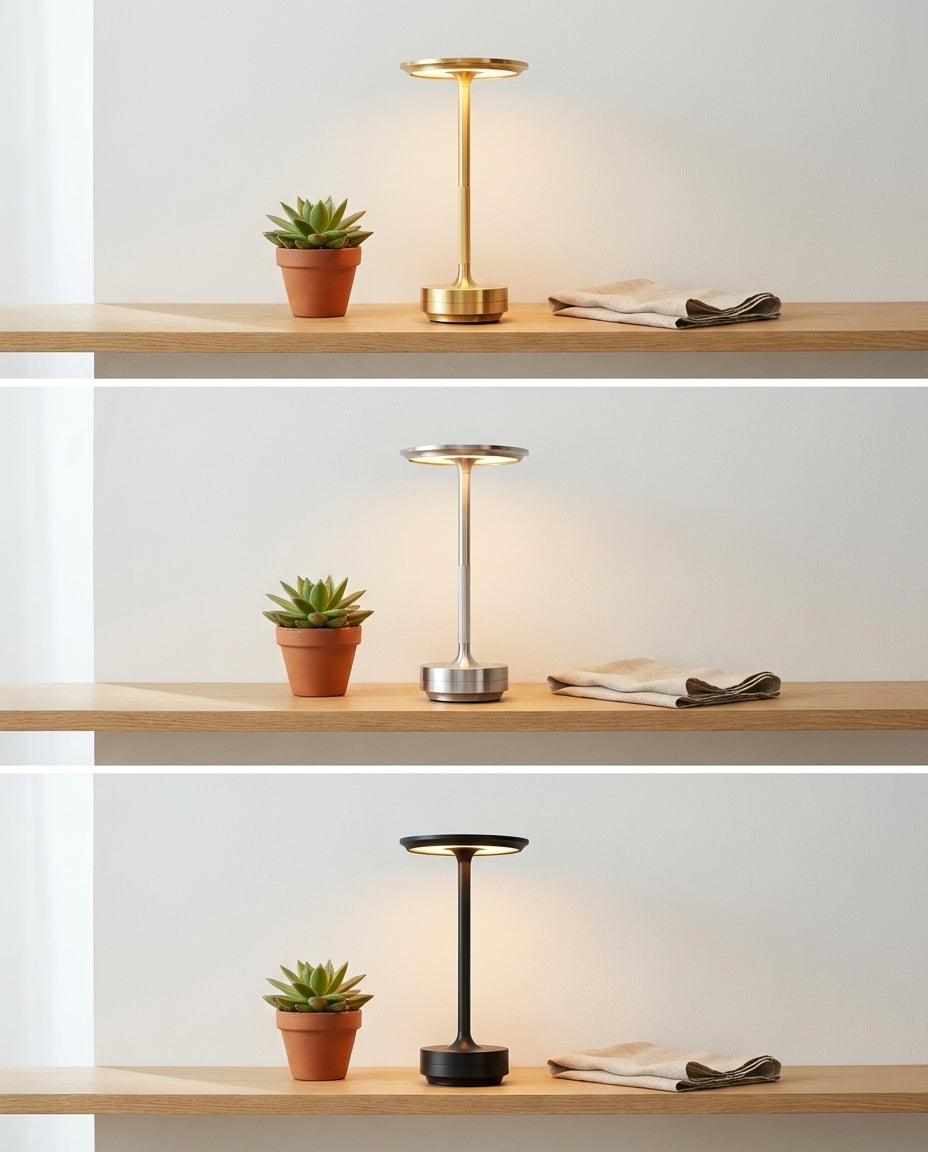 Trådløs oppladbar bordlampe | Aura Glow