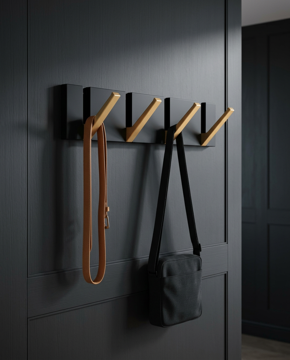 Foldbar Veggkrok | Minimalistisk Rustfri Stål Knaggerekke