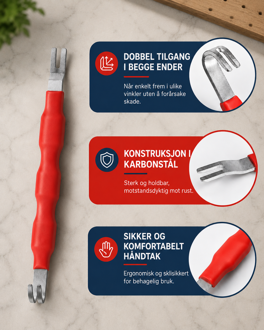ProReach 5-delt Bilkontakt Separatorsett
