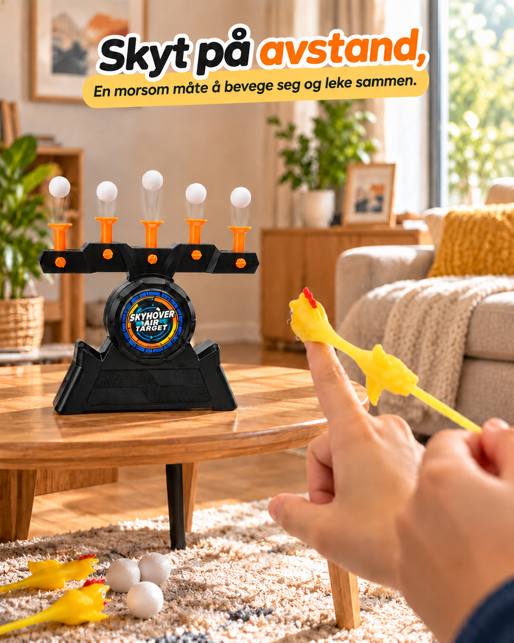 SkyHover – skytespill med svevende baller