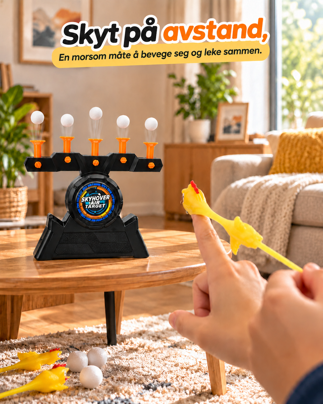SkyHover – skytespill med svevende baller