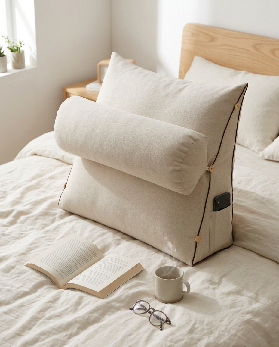 Kile-lesepute | Ergonomisk ryggsøttepute