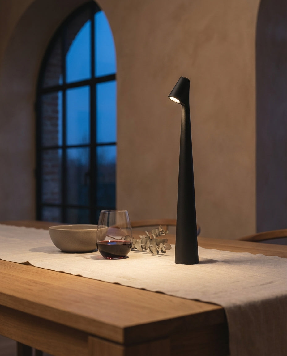 Trådløs LED-bordlampe | Nordisk design | Berøringsdimmer