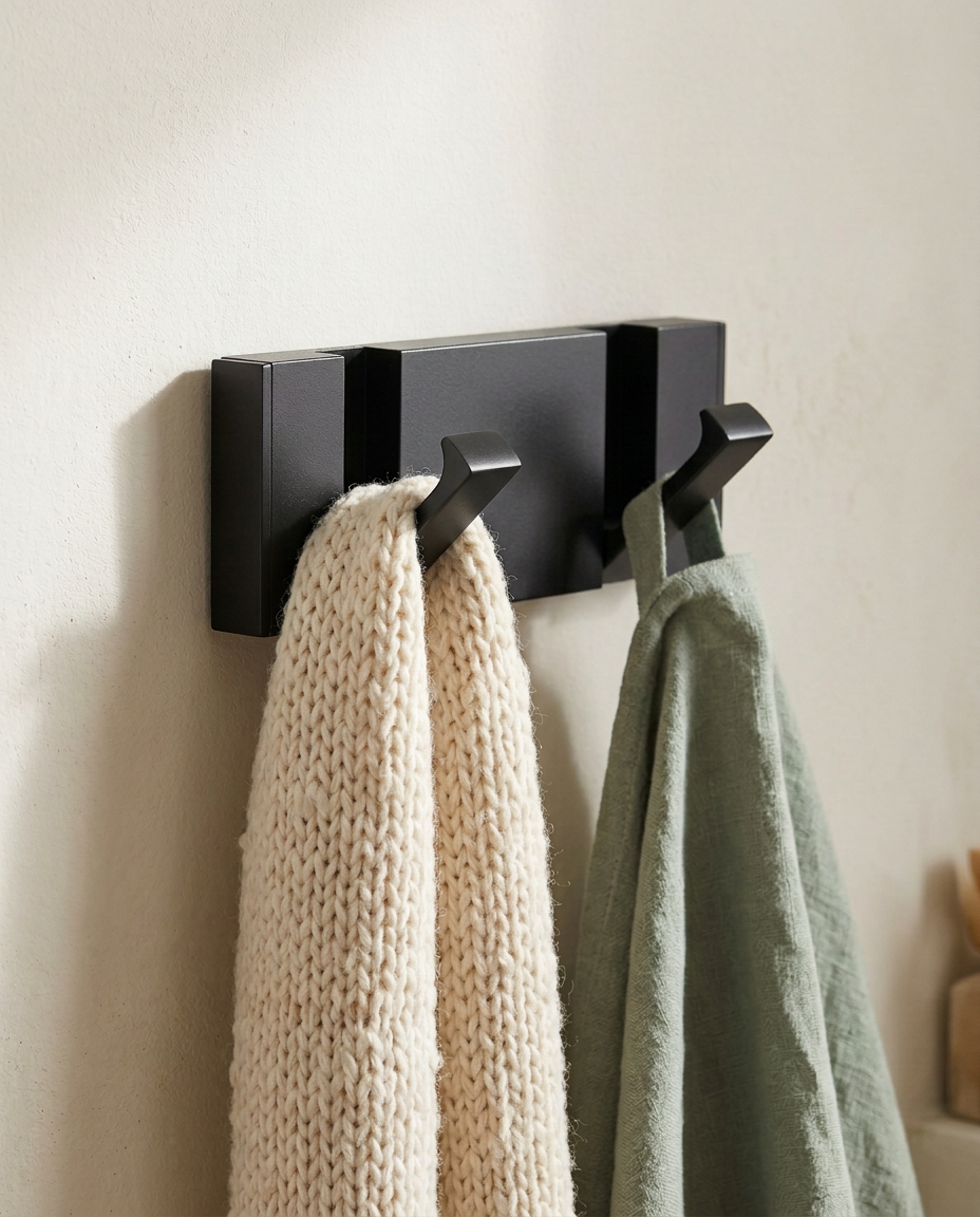 Foldbar Veggkrok | Minimalistisk Rustfri Stål Knaggerekke