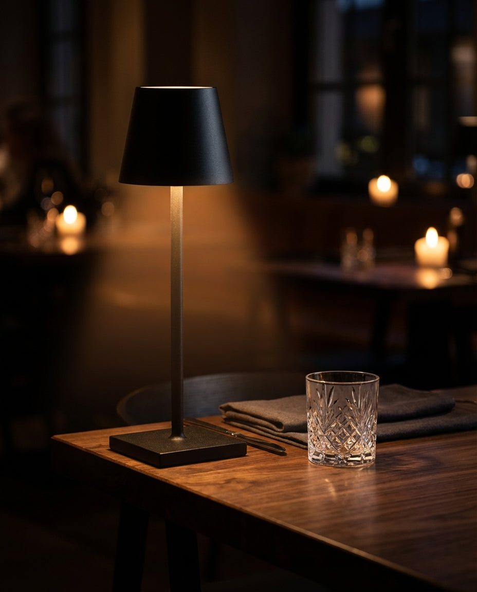 Trådløs oppladbar bordlampe | LumiereAura