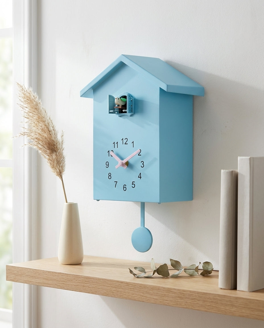 Gjøkur veggklokke – Moderne minimalistisk design | Stille modus
