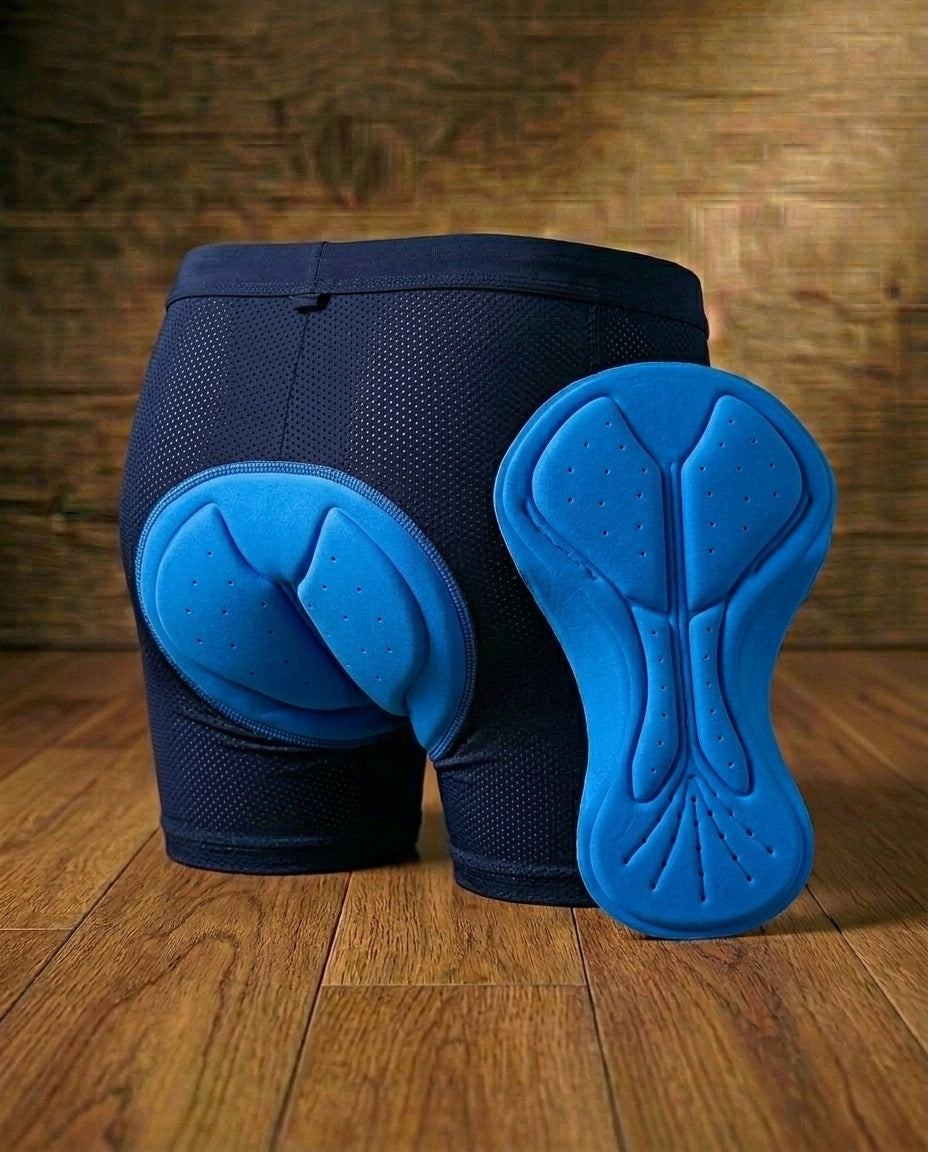 Motorsykkelshorts med polstring – 5D gelkomfort