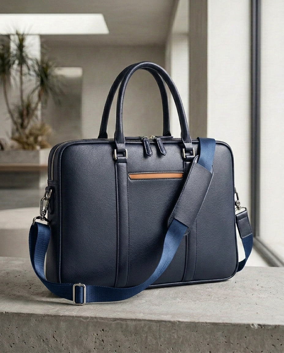 Skinnveske for laptop crossbody | Meridian Tote