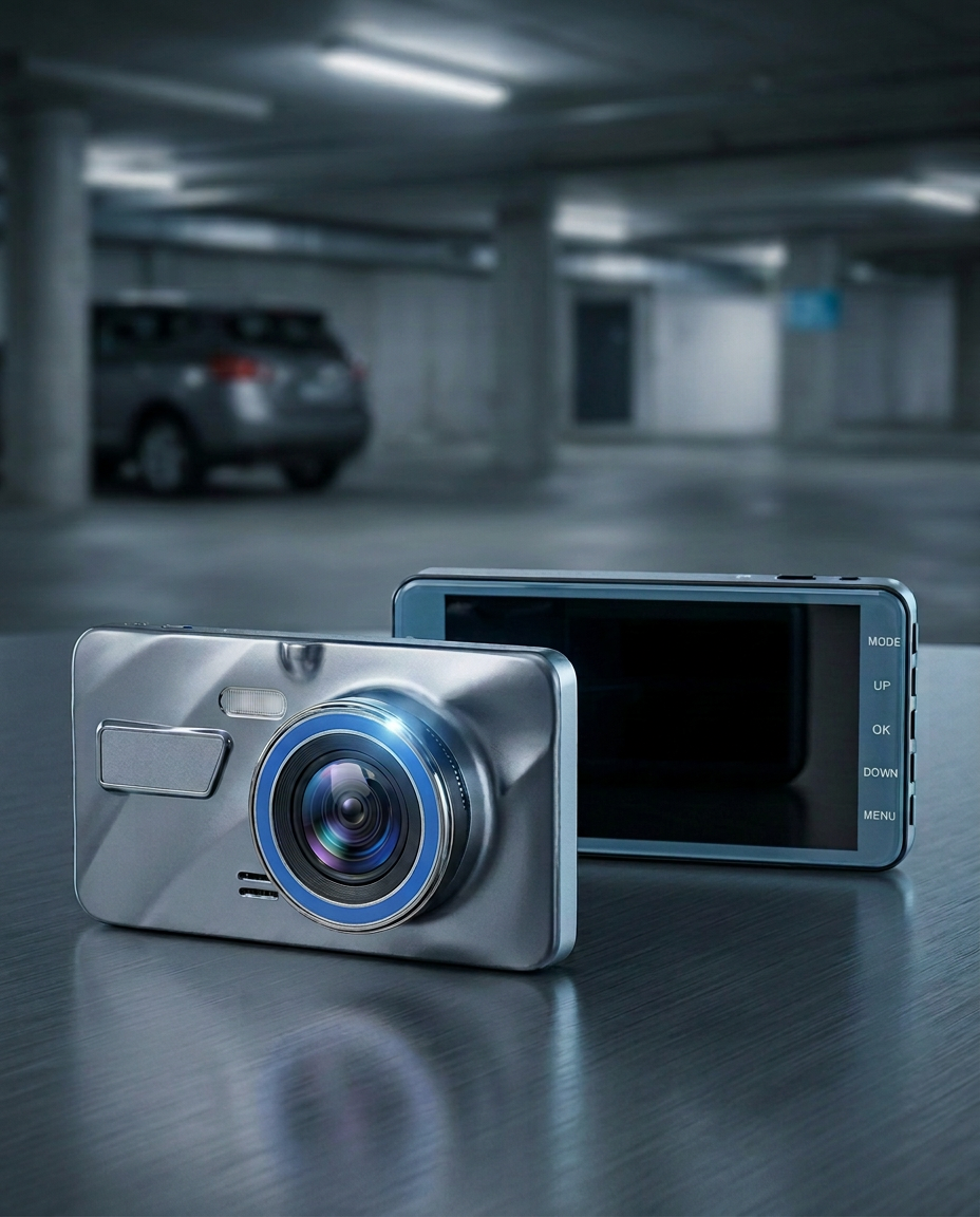 Dual-Dashcam Foran & Bak 1080P | Nattesyn, G-Sensor