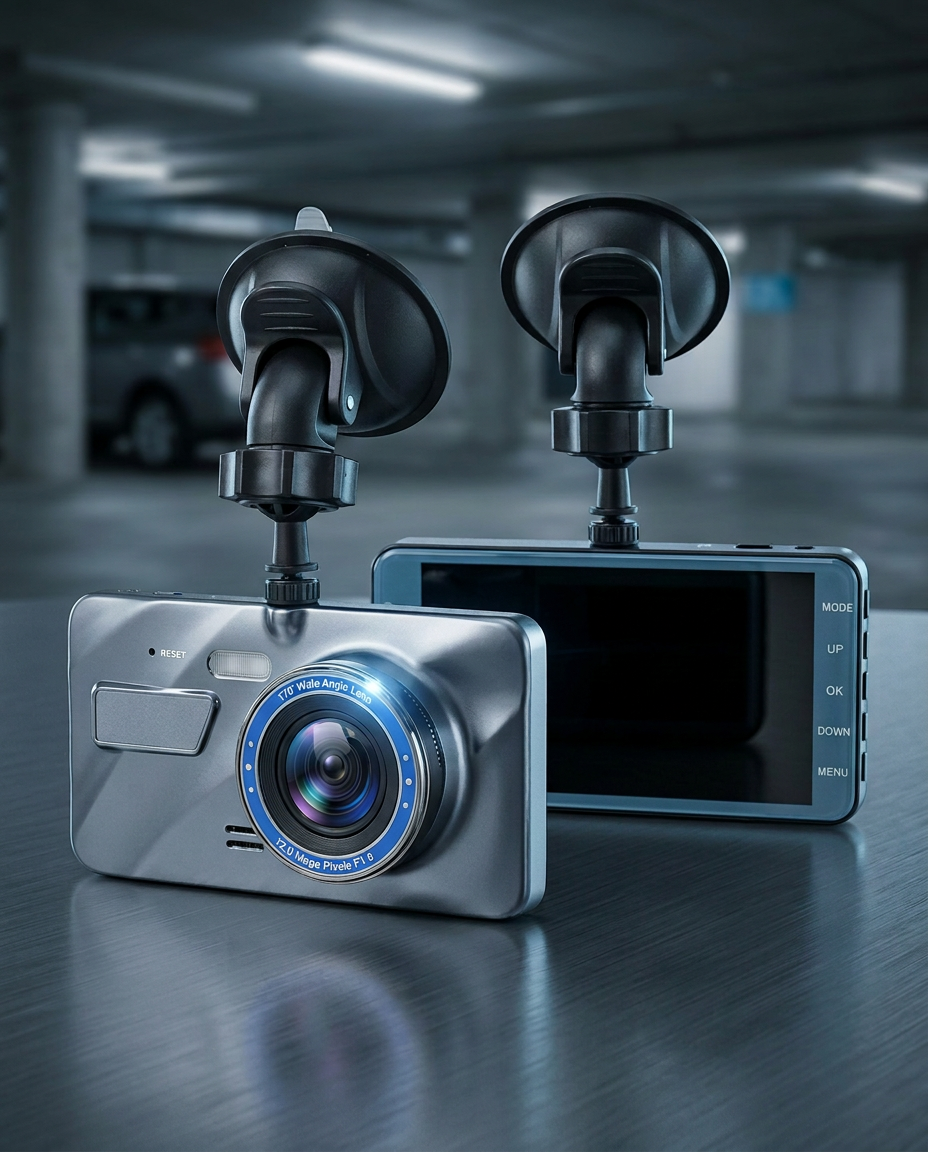 Dual-Dashcam Foran & Bak 1080P | Nattesyn, G-Sensor
